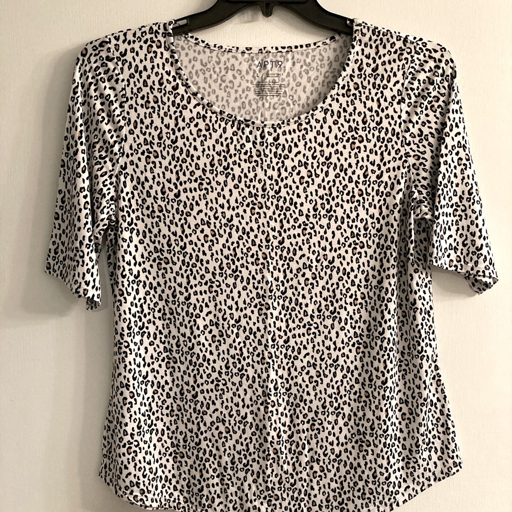 Apt. 9 Leopard Print Top